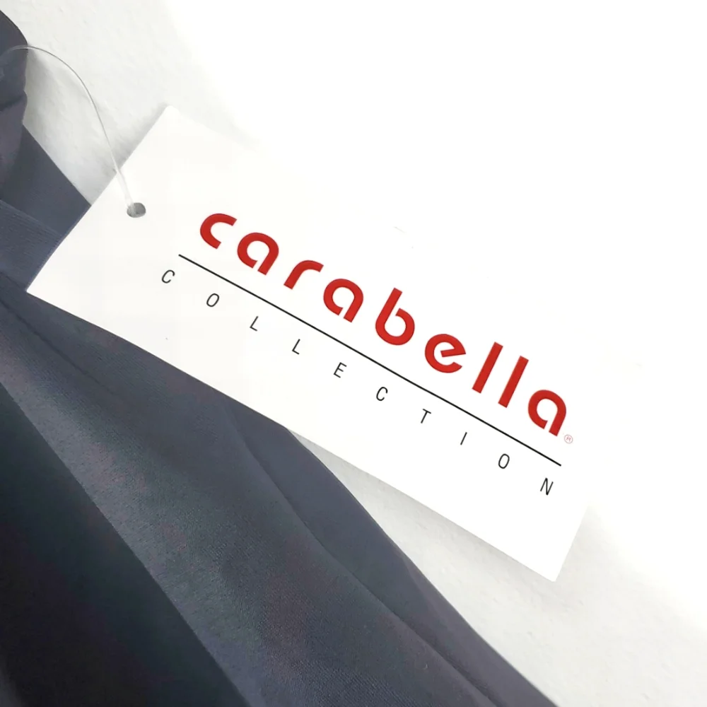 Vintage Carabella Black Mesh One-Piece Swimsuit Size 14 Sheer Panel Bathing Suit - Picture 5 of 12